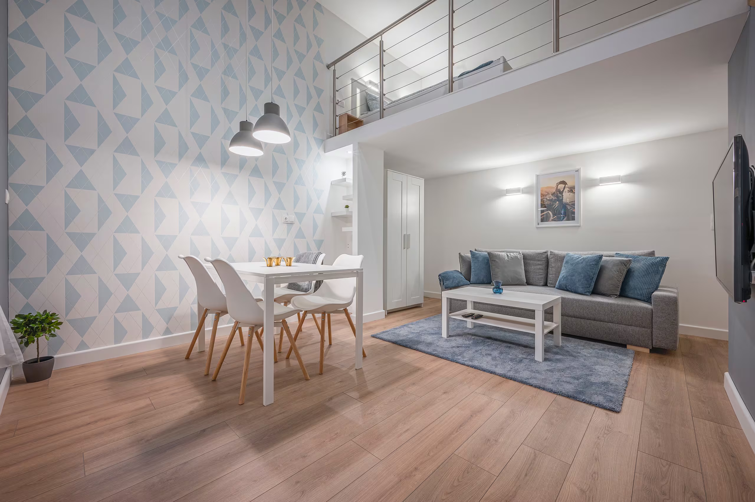 Living and dining area
